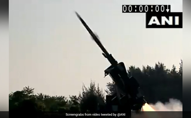 Watch: India's Deadly Quick Reaction Missile Strikes Target In Seconds