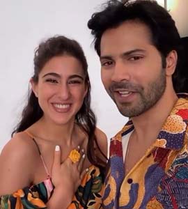 Sara Ali Khan 'Knocks Out' Varun Dhawan With Her Dhanteras-Special Joke