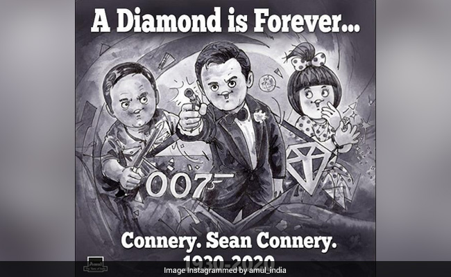 Amul's Moving Tribute To The "Original James Bond" Sean Connery
