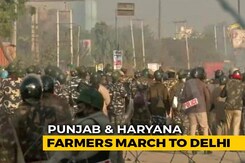 Farmers, Defying Tear Gas, Water Cannons, Inch Closer To Delhi Farmers, Defying Tear Gas, Water Cannons, Inch Closer To Delhi