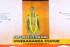Prime Minister Narendra Modi Unveils Vivekananda Statue In JNU Campus Prime Minister Narendra Modi Unveils Vivekananda Statue In JNU Campus