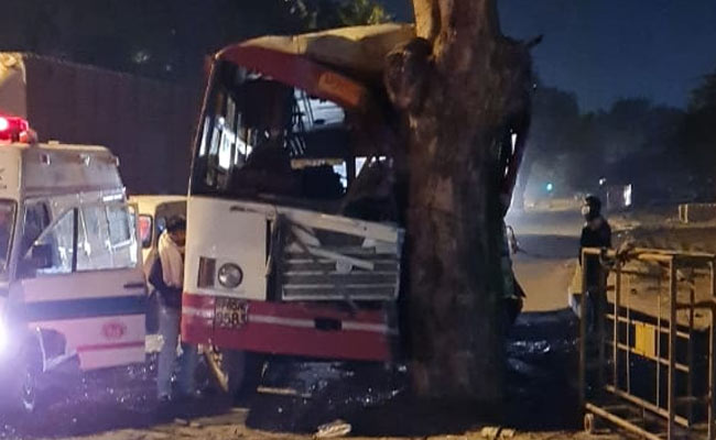 Bus Rams Tree In Southeast Delhi, 12 Injured: Police