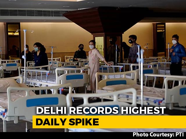 Delhi Reports 7,745 Coronavirus Cases, Biggest One-Day Spike