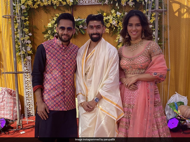 Saina Nehwal Shares Pictures Of Her Attending Badminton Player Guru Sai Dutt's Wedding