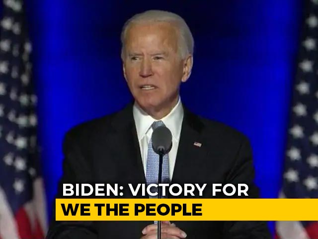"Will Be President Who Seeks Not To Divide, But To Unite": Joe Biden