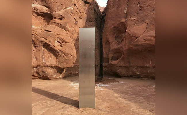 Mysterious Metal Monolith In US Desert Reportedly Disappears