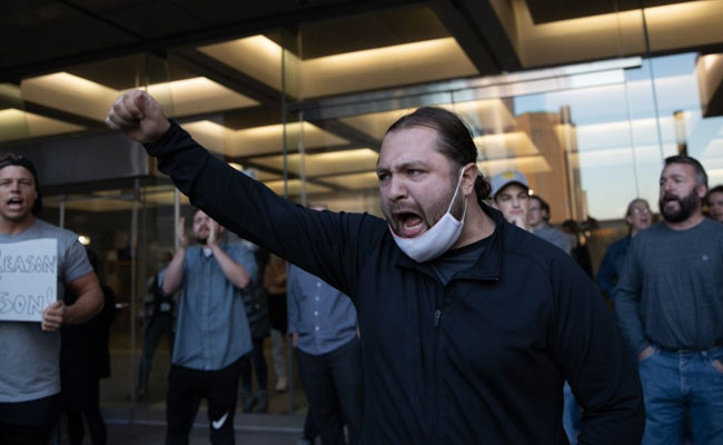As Trump Protests, US Cities Fear Unrest That Election Night Spared Them
