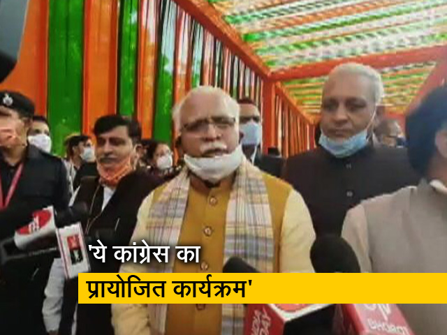 वॉटर कैनन और आंसू गैस छोड़ना सही : मनोहर लाल खट्टर