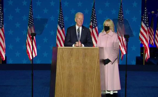 "Keep The Faith, We're Going To Win": Joe Biden To Supporters