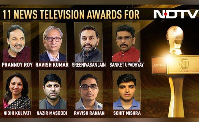 NDTV ने जीते 11 बड़े पुरस्कार, असली पत्रकारिता को मिली पहचान