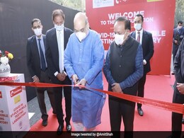 Amit Shah Launches Mobile Covid RT-PCR Lab In Delhi Amit Shah Launches Mobile Covid RT-PCR Lab In Delhi