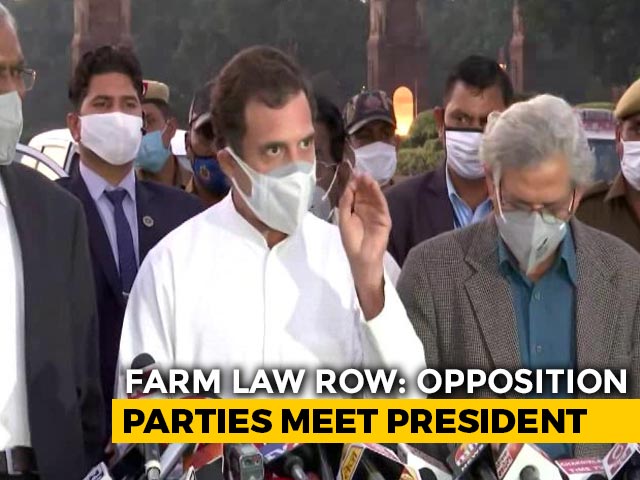 Met President To Have Farm Laws Scrapped, Says Opposition