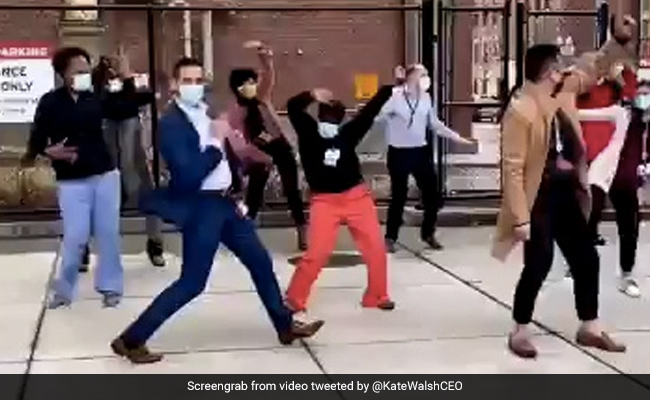 Healthcare Workers Dance To Celebrate Arrival Of Covid Vaccine In Viral Video