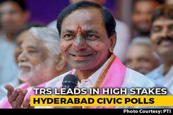 KCR's Party Ahead, Asaduddin Owaisi's 2nd In High-Stakes Hyderabad Polls KCR's Party Ahead, Asaduddin Owaisi's 2nd In High-Stakes Hyderabad Polls