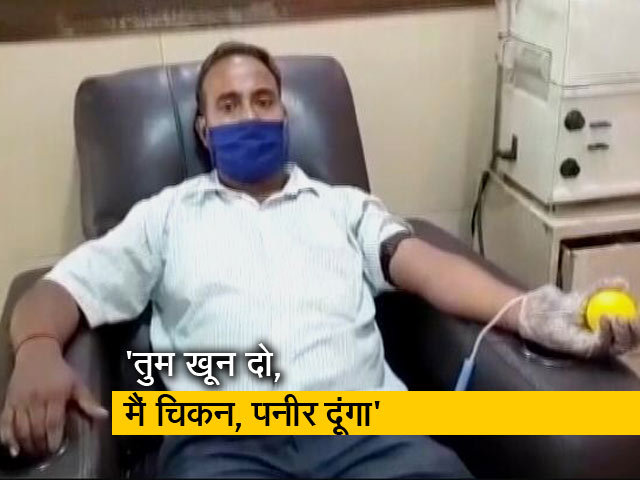 रक्तदान के लिए शिवसेना नेता की अपील