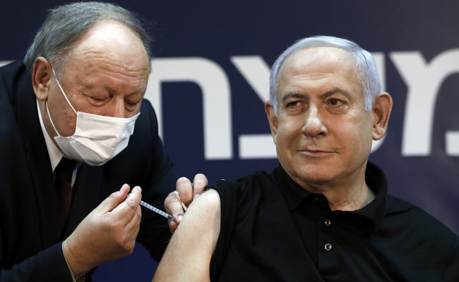 Israeli PM Benjamin Netanyahu Gets Coronavirus Vaccine Jab
