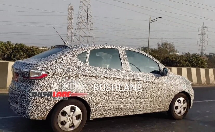 Tata Tigor Turbo Petrol Model Spotted Testing In India