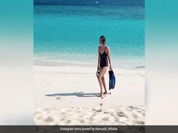 Manushi Chhillar, In Holiday Mood, Shares Another Pic From Maldives Manushi Chhillar, In Holiday Mood, Shares Another Pic From Maldives