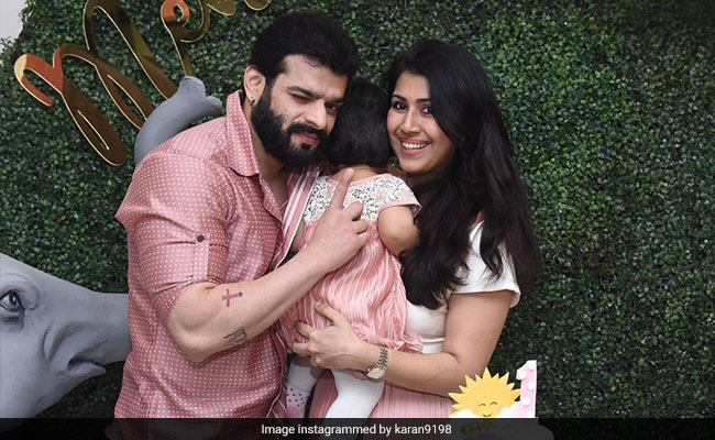 Actor Karan Patel Shares Pics From Daughter Mehr's First Birthday Celebrations