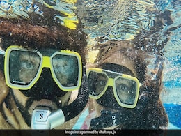 When Niharika Konidela And Chaitanya JV Went Snorkeling In Maldives When Niharika Konidela And Chaitanya JV Went Snorkeling In Maldives