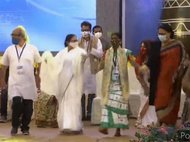 Watch: Mamata Banerjee Breaks Into Dance, Then A Dig At BJP