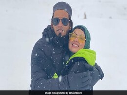 Pics From Sana Khan And Anas Sayed's Honeymoon In Gulmarg Pics From Sana Khan And Anas Sayed's Honeymoon In Gulmarg