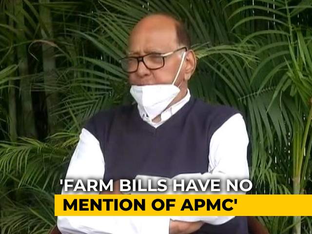 Sharad Pawar Explains As BJP Cites His Old Letter In Row Over Farm Laws