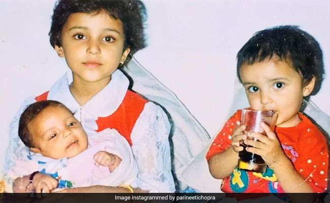 Parineeti Chopra And Her Brothers Sahaj And Shivang In A Rare Throwback Pic