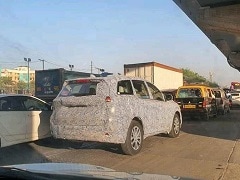 New 2021 Mahindra XUV500 Spied Up Close