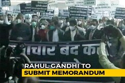 Rahul Gandhi-Led Congress March To Meet President Over Farm Laws Stopped Rahul Gandhi-Led Congress March To Meet President Over Farm Laws Stopped
