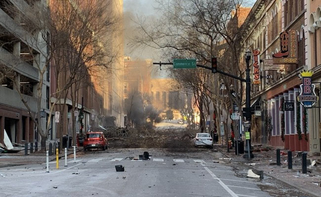 "Bomb Is In This Vehicle": Blast In US' Nashville After Chilling Warning