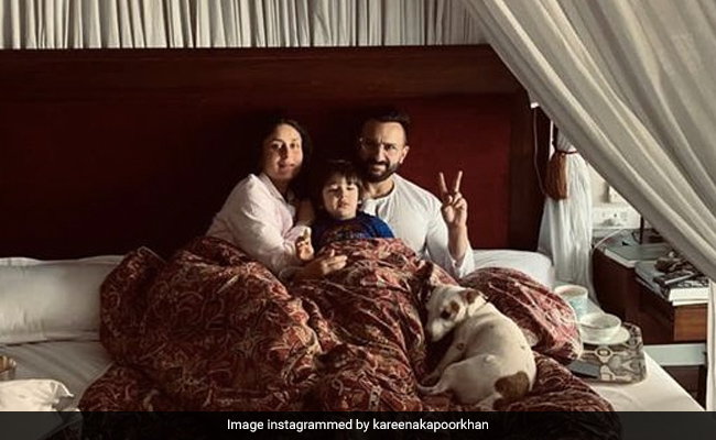 Kareena Kapoor, Saif Ali Khan And Taimur In Pic Straight Out Of A Bedtime Story