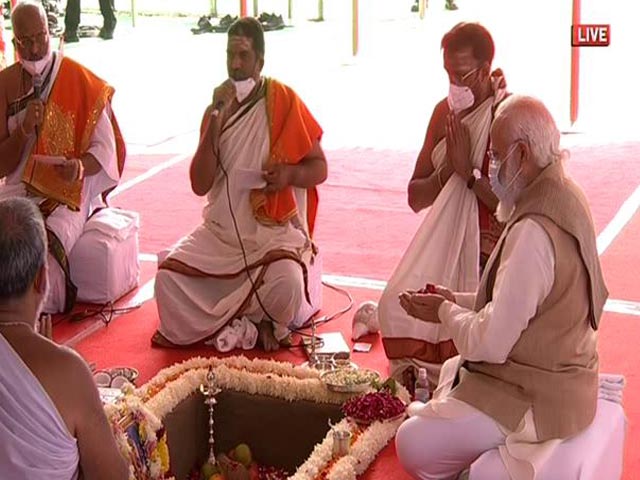 PM Launches Work For New Parliament Complex, Ministers, Ratan Tata Attend