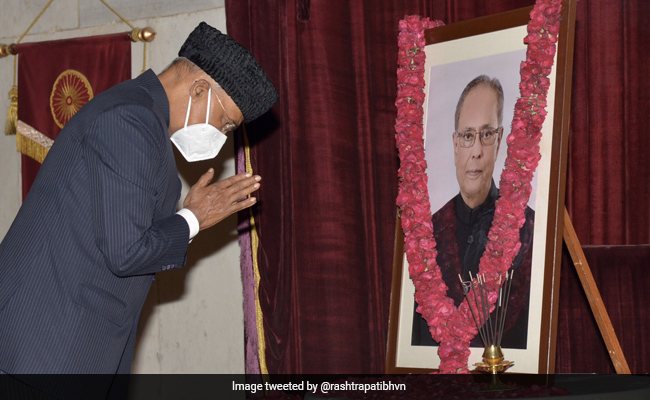 President Kovind's Tribute To Pranab Mukherjee On His Birth Anniversary