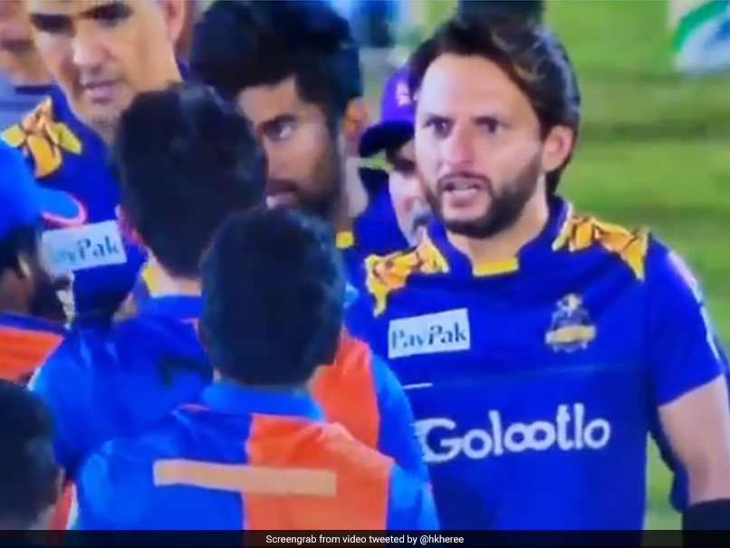 Watch: Shahid Afridi Rebukes Afghan Youngster After His On-Field Spat With Mohammad Amir In Lanka Premier League