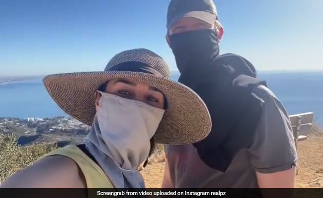 Preity Zinta, Who Was "Getting Cabin Fever," Goes Hiking With Husband Gene Goodenough