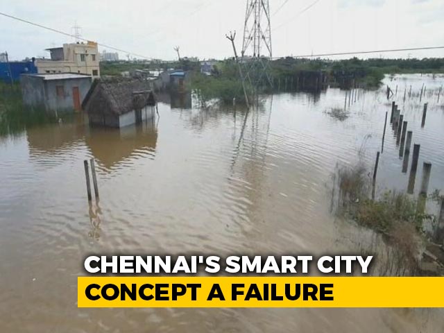 Chennai's Thalambur Flooded. Marooned Residents Use Trucks To Step Out