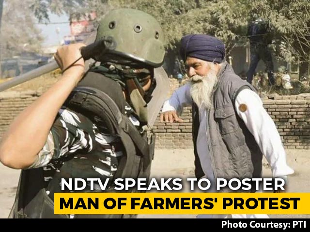 Farmer In Viral Image Says Hit Multiple Times By Cops