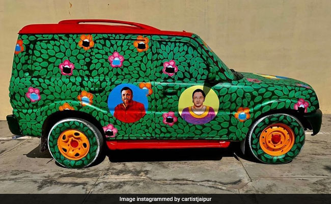 जयपुर में वाहन कलाप्रेमियों का 'कार्टिस्ट फेस्टिवल' संपन्न