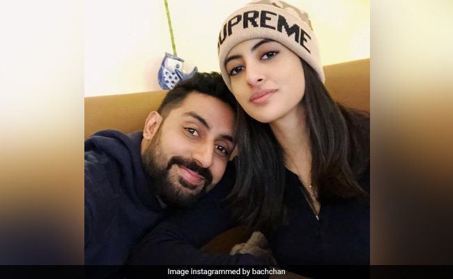 On Navya Naveli Nanda's Birthday, Uncle Abhishek Bachchan's Greeting Came Gift-Wrapped Like This