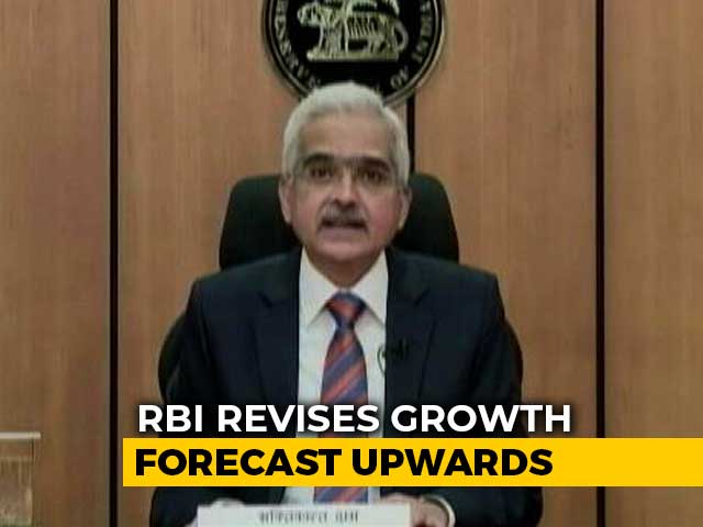 "Faster Recovery Than Expected": RBI Ups GDP Forecast From -9.5% to -7.5%