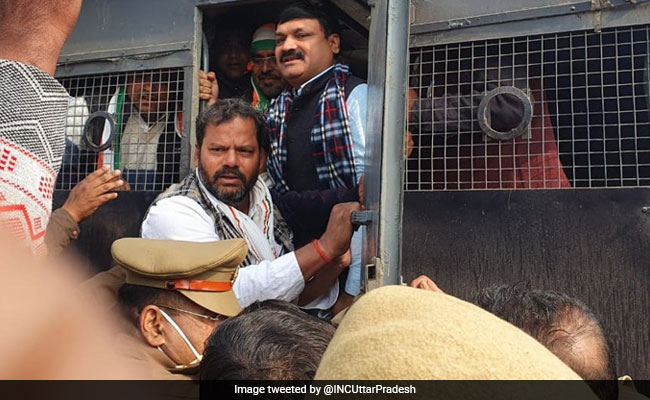 Nearly 100 Congress Workers In Custody For Violating Prohibitory Orders In UP: Police