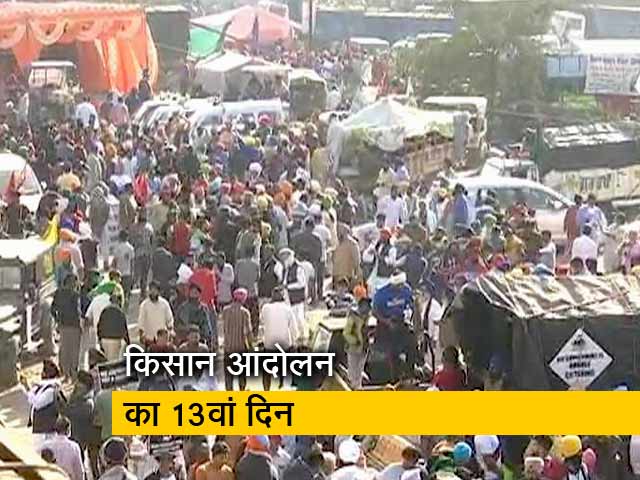 भारत बंद के दिन सिंघु बॉर्डर पर दिखा कुछ इस तरह का माहौल