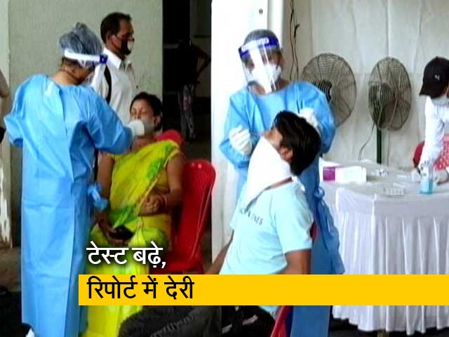 दिल्ली मे RT-PCR टेस्ट बढ़े, लेकिन रिपोर्ट में देरी