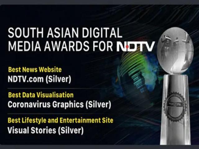 NDTV Wins Big In South Asian Digital Media Awards 2020