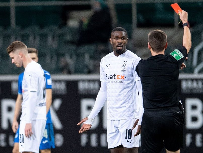 Borussia Monchengladbach Striker Marcus Thuram Gets Six Match Ban For Spitting At Opponent