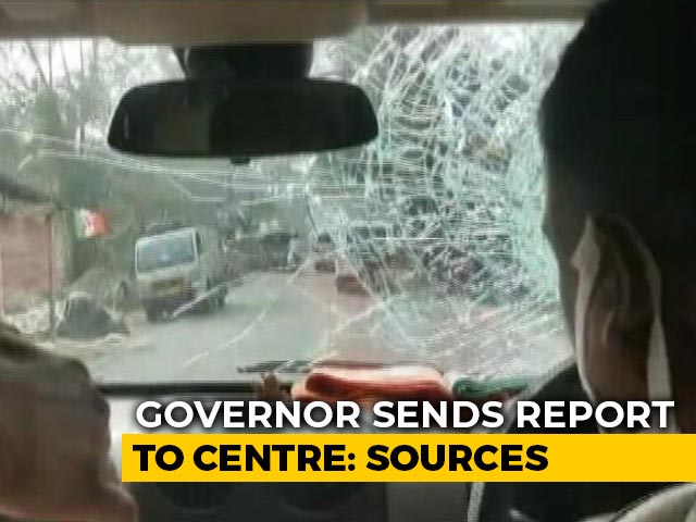 Bengal Governor Sends Report To Centre On Attack On BJP Chief's Convoy
