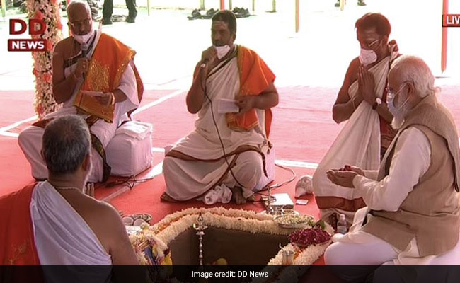 PM Launches Work For New Parliament Complex, Ministers, Ratan Tata Attend