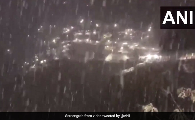 Snowfall At Vaishno Devi Shrine; Rains Hit Jammu