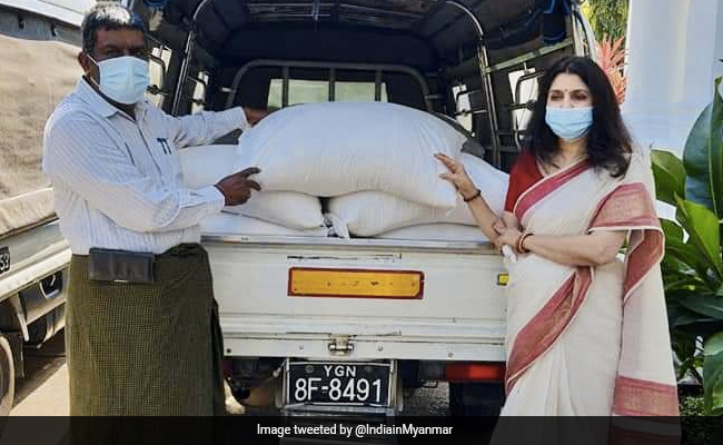 Indian Association Donates Food Rations To Less Fortunate People In Myanmar